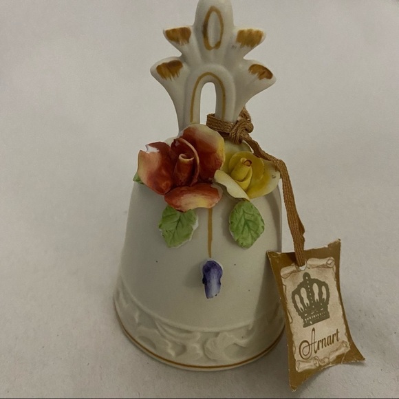 Arnart vintage ivory bisque porcelain mission bell - Picture 11 of 11